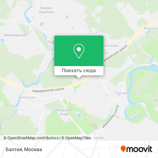 Карта Балтия
