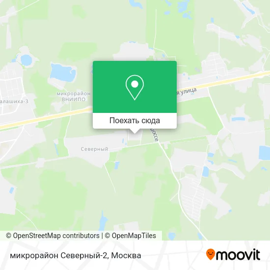 Карта микрорайон Северный-2