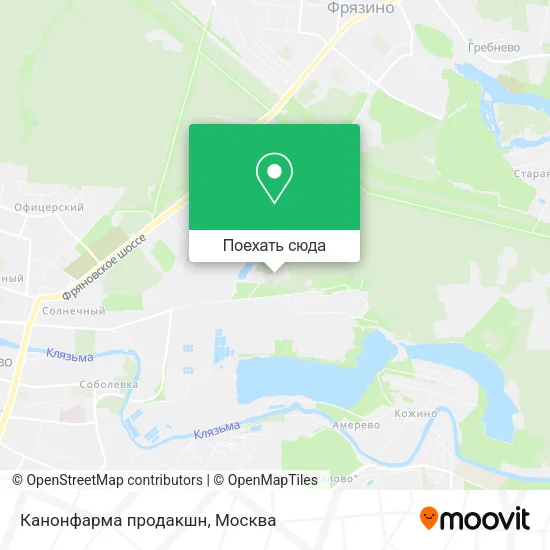Карта Канонфарма продакшн