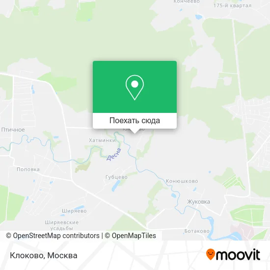 Карта Клоково