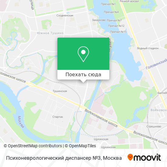 Карта Психоневрологический диспансер №3