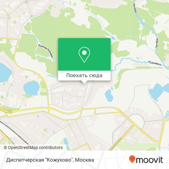 Карта Диспетчерская "Кожухово"