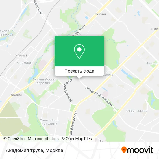 Карта Академия труда