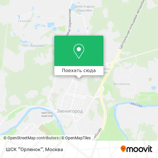Карта ШСК ""Орленок""