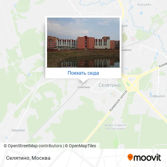 Карта Селятино