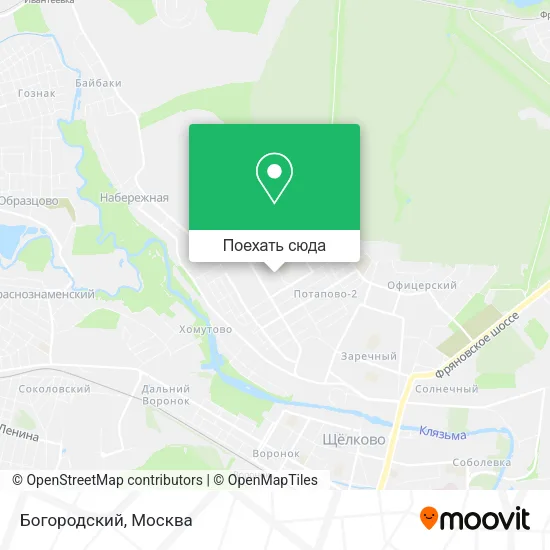 Карта Богородский