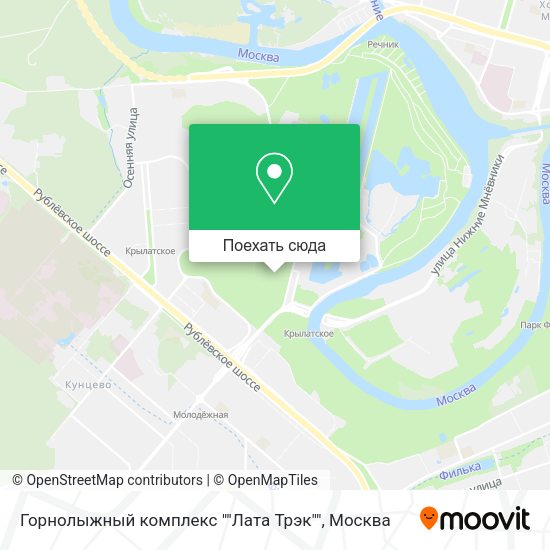 Карта Горнолыжный комплекс ""Лата Трэк""