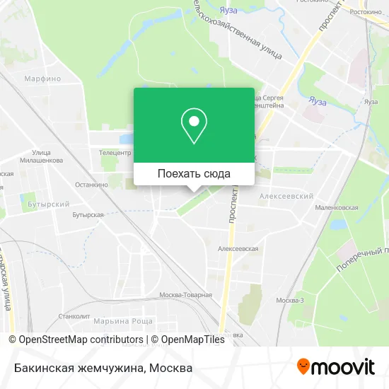 Карта Бакинская жемчужина