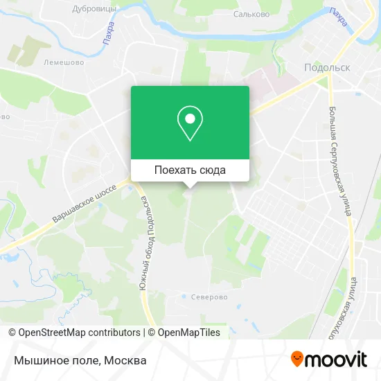 Карта Мышиное поле