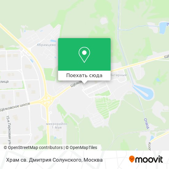 Карта Храм св. Дмитрия Солунского
