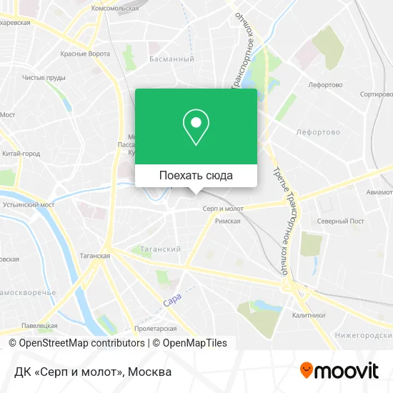 Карта ДК «Серп и молот»