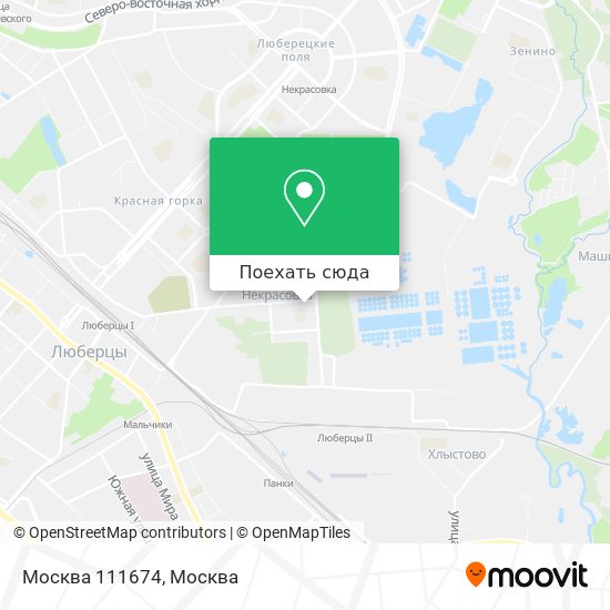 Карта Москва 111674