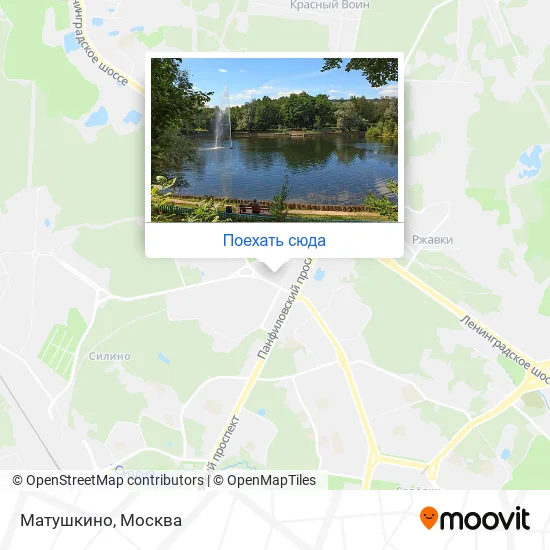 Карта Матушкино