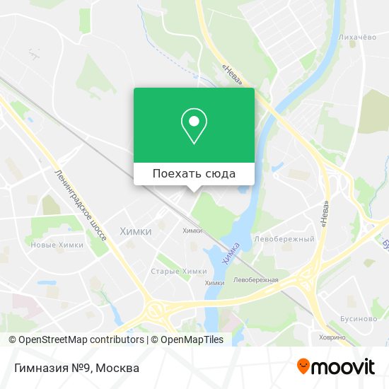 Карта Гимназия №9