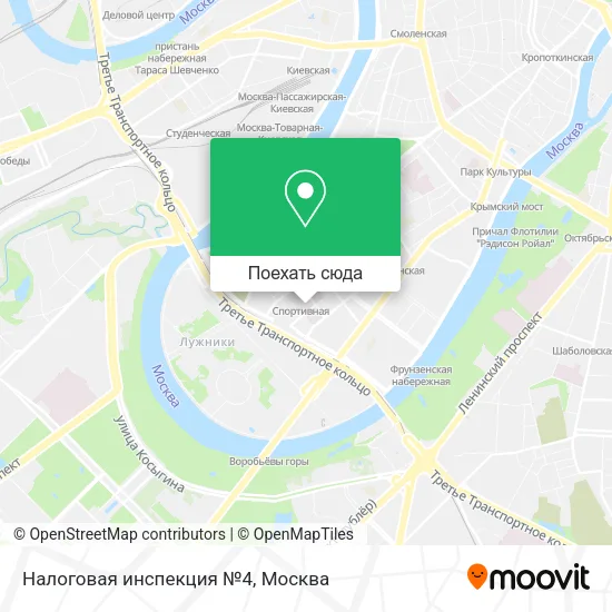 Карта Налоговая инспекция №4