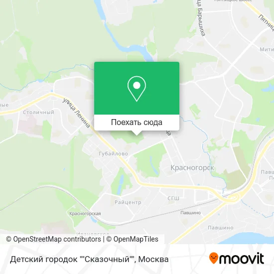 Карта Детский городок ""Сказочный""