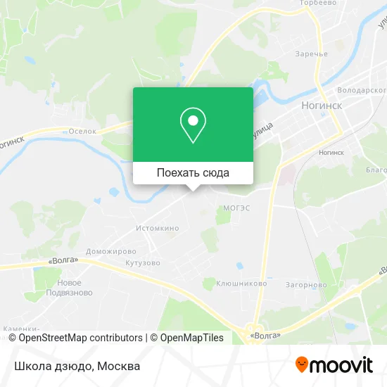 Карта Школа дзюдо