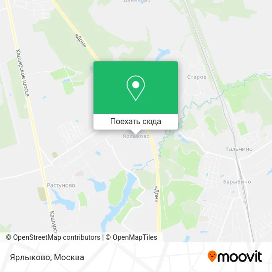 Карта Ярлыково