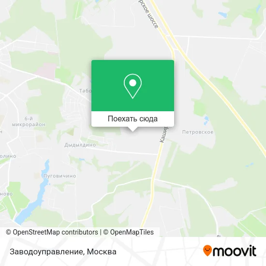Карта Заводоуправление