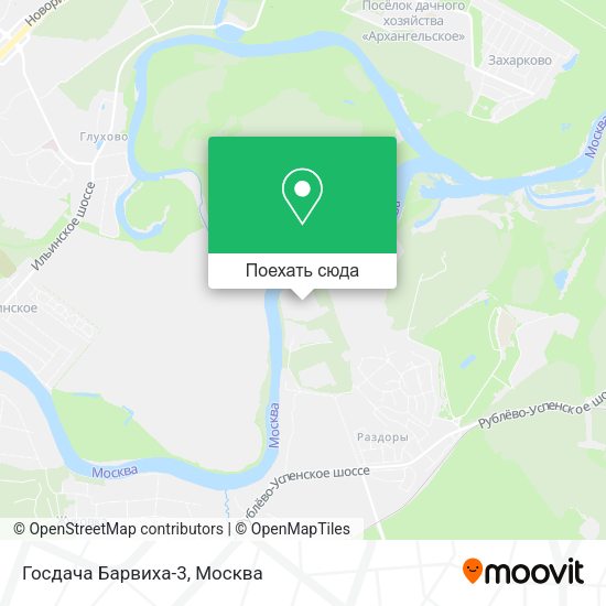 Карта Госдача Барвиха-3