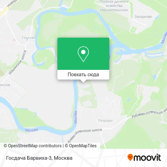 Карта Госдача Барвиха-3