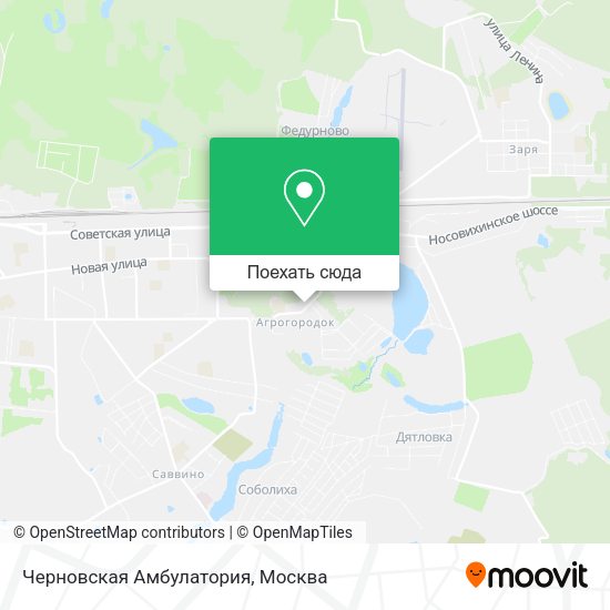 Карта Черновская Амбулатория