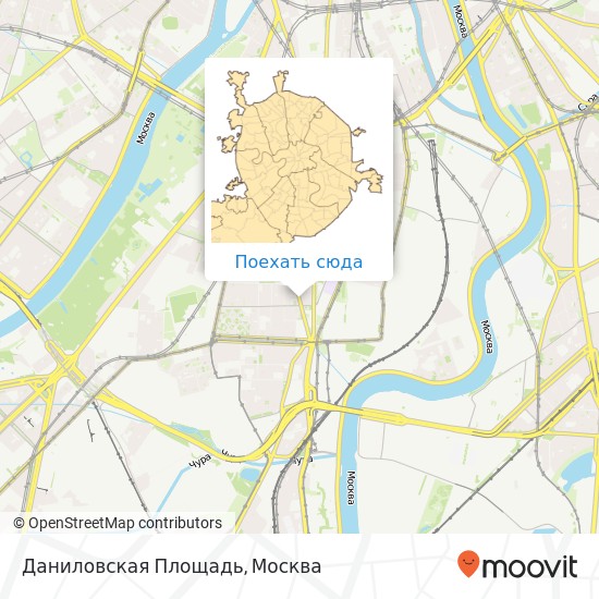 Карта Даниловская Площадь
