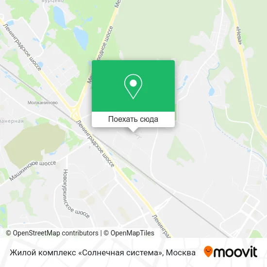 Карта Жилой комплекс «Солнечная система»