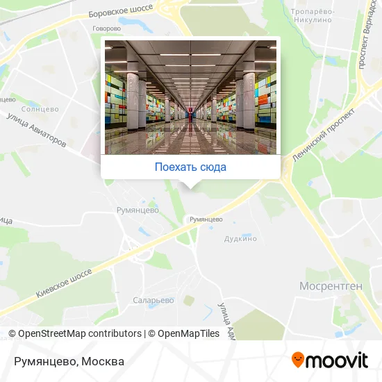 Карта Румянцево