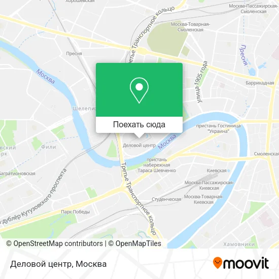 Карта Деловой центр