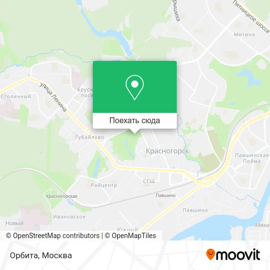 Карта Орбита