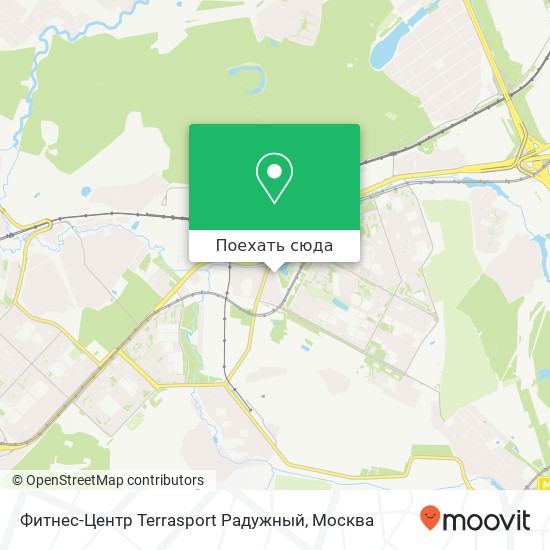 Карта Фитнес-Центр Terrasport Радужный