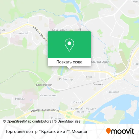 Карта Торговый центр ""Красный кит""