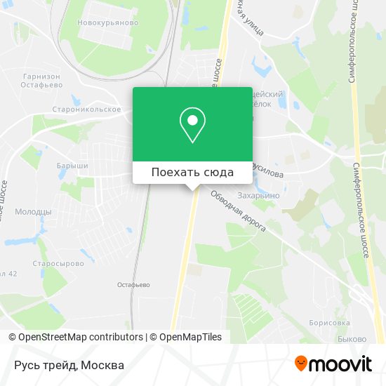Карта Русь трейд