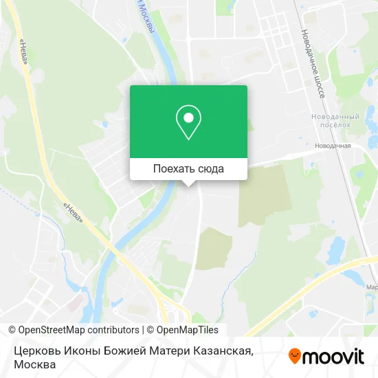 Карта Церковь Иконы Божией Матери Казанская