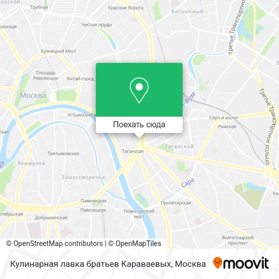Карта Кулинарная лавка братьев Караваевых