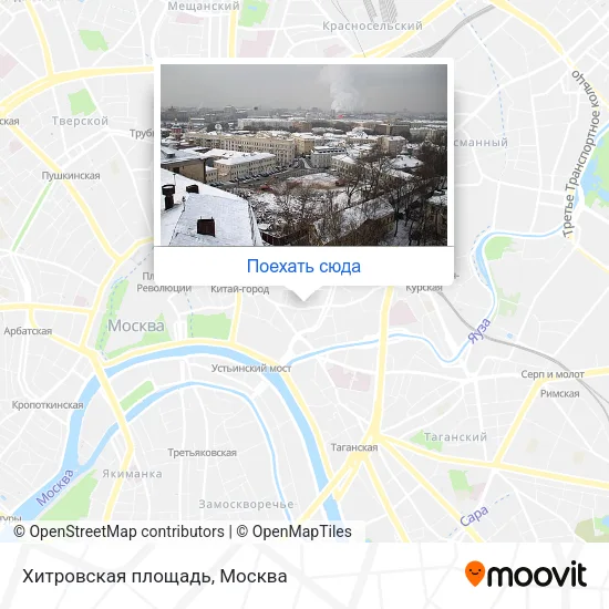 Карта Хитровская площадь