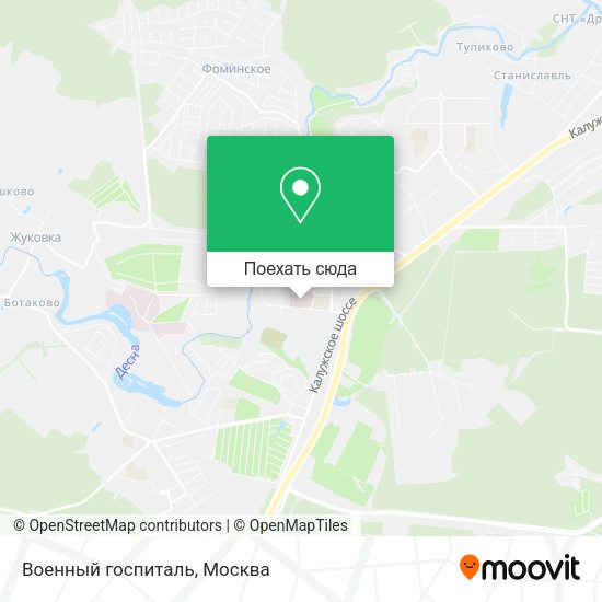 Карта Военный госпиталь