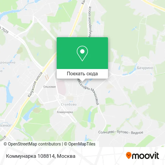 Карта Коммунарка 108814