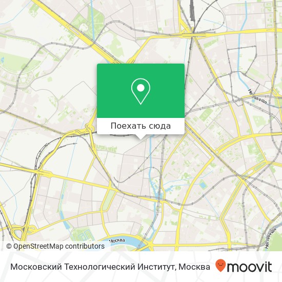 Карта Московский Технологический Институт