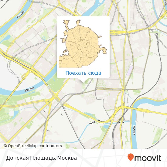 Карта Донская Площадь
