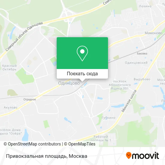 Карта Привокзальная площадь