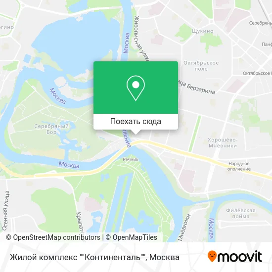 Карта Жилой комплекс ""Континенталь""