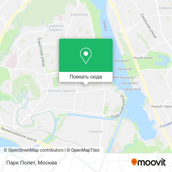 Карта Парк Полет