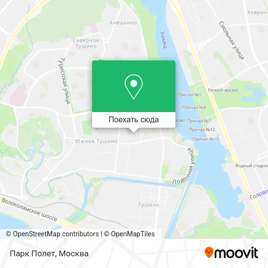 Карта Парк Полет
