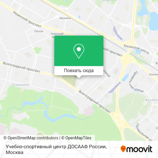 Карта Учебно-спортивный центр ДОСААФ России