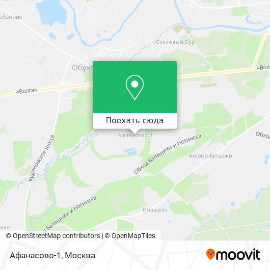 Карта Афанасово-1