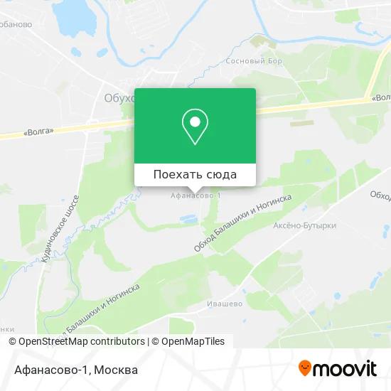 Карта Афанасово-1