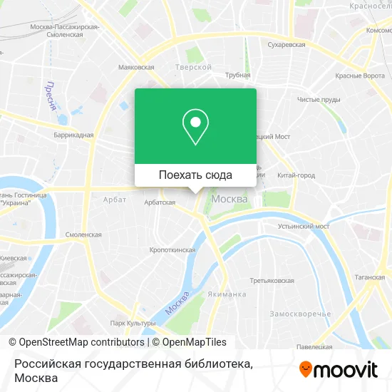 Карта Российская государственная библиотека