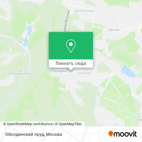 Карта Оболдинский пруд